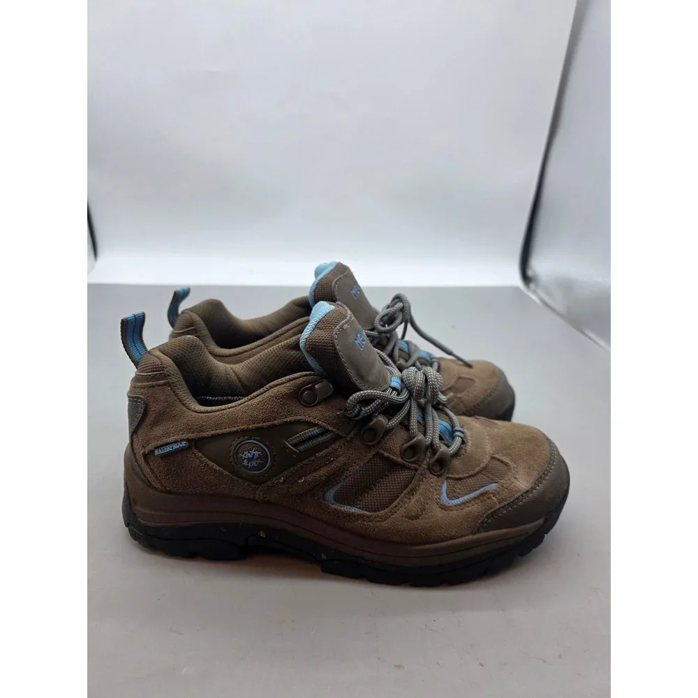 Nevados Waterproof Hiking Shoes Brown Blue Leather V4161WJL Mens‎ 8.5M